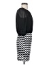 Ruby Rox 100% Polyester Chevron-herringbone Black Casual Dress Size S - photo 4