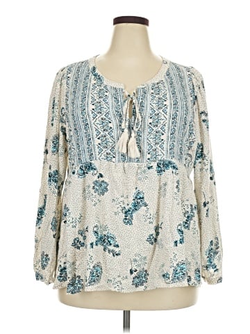 Torrid 3/4 Sleeve Blouse (view 1)