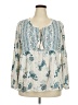 Torrid Ivory 3/4 Sleeve Blouse Size 2X Plus (2) - photo 1
