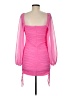 THATSSOFETCH 100% Polyester Pink Cocktail Dress Size 8 - photo 2