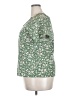 Unbranded Floral Green Short Sleeve Blouse Size XXL - photo 5