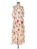 Self-Portrait 100% Polyester Ivory White Cocktail Dress Size 0 - photo 1