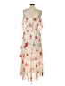 Self-Portrait 100% Polyester Ivory White Cocktail Dress Size 0 - photo 2