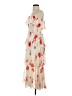 Self-Portrait 100% Polyester Ivory White Cocktail Dress Size 0 - photo 5