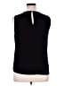 Pale Sky Black Sleeveless Blouse Size XL - photo 2