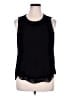 Pale Sky Black Sleeveless Blouse Size XL - photo 1