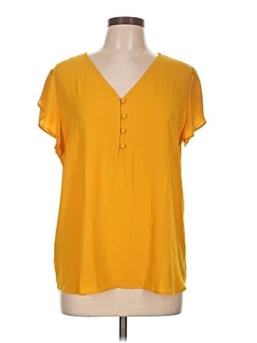Ann Taylor LOFT Short Sleeve Blouse (view 1)