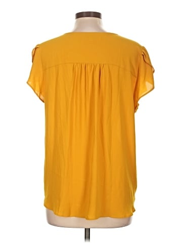 Ann Taylor LOFT Short Sleeve Blouse (view 2)