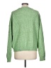 H&M Solid Green Pullover Sweater Size L - photo 2
