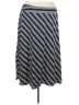 Talbots Stripes Gray Silver Casual Skirt Size 3X Petite - photo 1