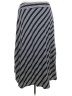 Talbots Stripes Gray Silver Casual Skirt Size 3X Petite - photo 2
