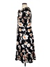 St. John 100% Silk Print Black Casual Dress Size 16 - photo 5