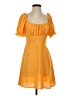 Bebop 100% Polyester Orange Casual Dress Size S - photo 1