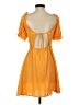 Bebop 100% Polyester Orange Casual Dress Size S - photo 2