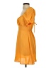 Bebop 100% Polyester Orange Casual Dress Size S - photo 5