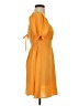 Bebop 100% Polyester Orange Casual Dress Size S - photo 4