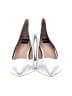 ZAC Zac Posen Metallic Silver Heels Size 8 1/2 - photo 2