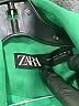 Zara 100% Polyurethane Green Jacket Size L - photo 6