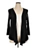 August Silk 100% Viscose Black Kimono Size 1X - photo 1