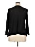 August Silk 100% Viscose Black Kimono Size 1X - photo 2