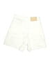 Zara Solid Ivory Shorts Size 0 - photo 2