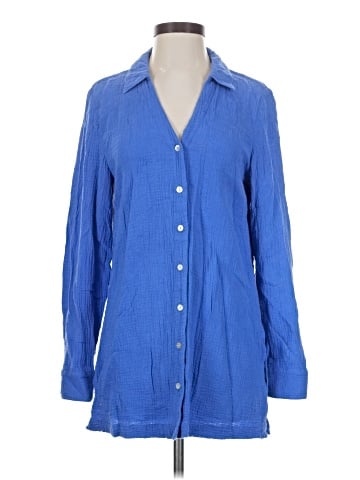 Soft Surroundings Long Sleeve Button-Down Shirt (view 1)