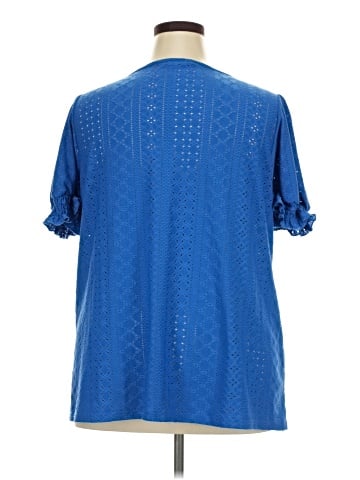 BLOOMCHIC Short Sleeve Blouse (view 2)