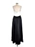 JOA Color Block Black Cocktail Dress Size 12 - photo 2