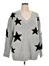 Torrid Stars Silver Pullover Sweater Size 1X Plus (1) - photo 1