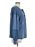 Listicle Blue Long Sleeve Blouse Size L - photo 4