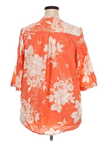 Denim 24/7 3/4 Sleeve Blouse (view 2)