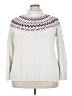 L.L.Bean 100% Cotton Chevron-herringbone Ivory Pullover Sweater Size 3X - photo 1