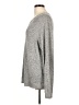 Me To We Metallic Gray Pullover Sweater Size L - photo 5