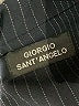 Giorgio Sant'Angelo 100% Polyester Stripes Black Blazer Size 16 - photo 6