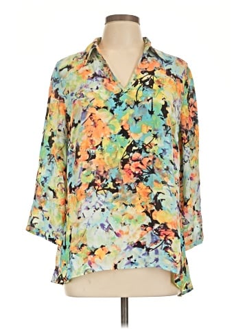 Investments 3/4 Sleeve Blouse (view 1)
