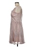 Speechless Metallic Silver Cocktail Dress Size 6 - photo 5