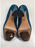 Prada 100% Suede Teal Blue Suede Platform Pumps  Size EU 36 - photo 8