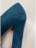Prada 100% Suede Teal Blue Suede Platform Pumps  Size EU 36 - photo 5