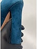 Prada 100% Suede Teal Blue Suede Platform Pumps  Size EU 36 - photo 3