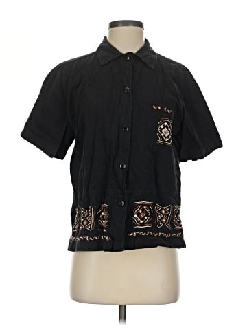 Jane Ashley Short Sleeve Blouse (view 1)