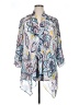Travel Elements 100% Polyester Paisley Blue 3/4 Sleeve Blouse Size XL - photo 1