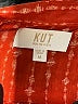 Kut from the Kloth 100% Polyester Orange 3/4 Sleeve Blouse Size M - photo 7