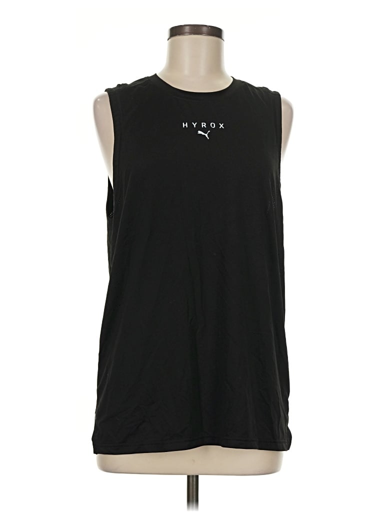 Pre-owned Puma Sleeveless T-shirt In Black