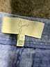 Joie 100% Linen Chevron-herringbone Blue Shorts Size 4 - photo 3