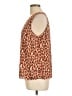 Nine West 100% Polyester Brown Sleeveless Blouse Size L - photo 5