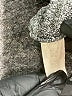 BCBG Paris Metallic Gray Turtleneck Sweater Size M - photo 8