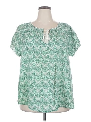 Ellos Short Sleeve Blouse (view 1)