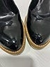 Gucci 100% Patent Leather Black Heels Size 6 1/2 - photo 5