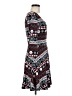Derek Heart Print Black Casual Dress Size M - photo 4