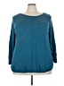 Caslon Teal Pullover Sweater Size 3X - photo 1